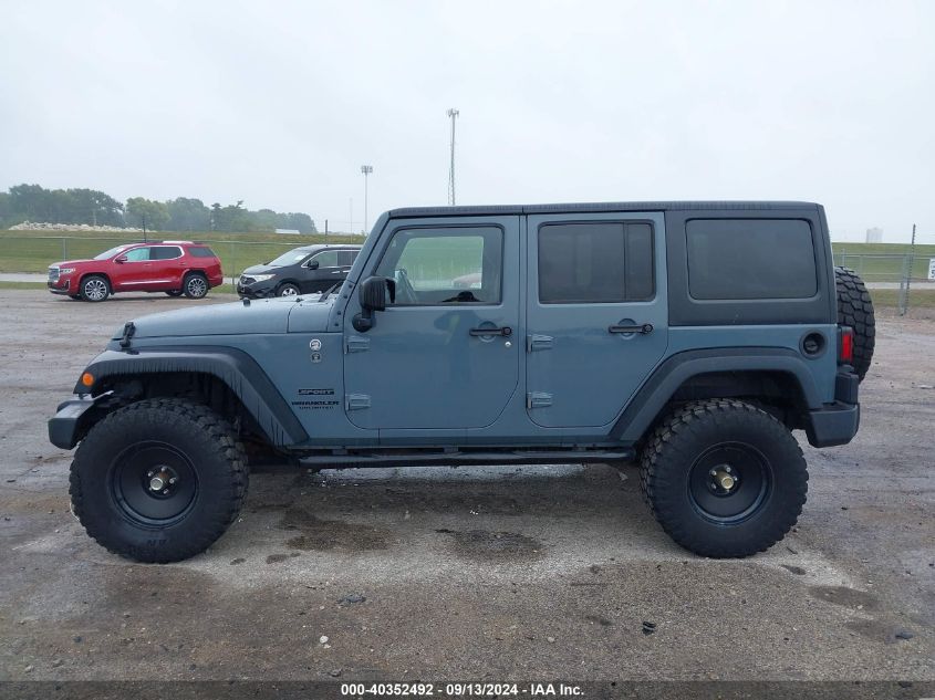 2015 Jeep Wrangler Unlimited Freedom Edition/Sport/Willys Wheeler VIN: 1C4BJWDG2FL542711 Lot: 40352492