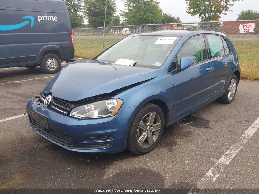 3VW217AU3HM061607 2017 VOLKSWAGEN GOLF - Image 2