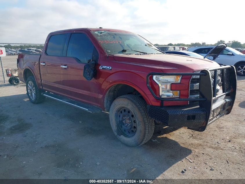 2017 FORD F-150 LARIAT - 1FTEW1EF6HKC11484