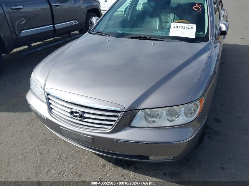 2006 Hyundai Azera Limited/Se VIN: KMHFC46F16A112826 Lot: 40352565