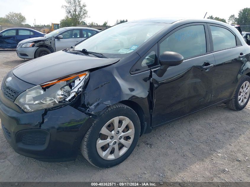 2013 Kia Rio Lx VIN: KNADM5A33D6283036 Lot: 40352571