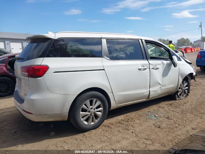 2017 Kia Sedona Lx VIN: KNDMB5C14H6332187 Lot: 40352647