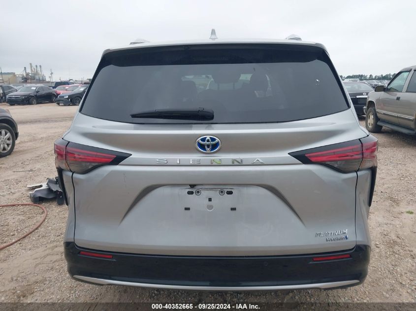 2023 Toyota Sienna Platinum VIN: 5TDERKEC7PS179669 Lot: 40352665