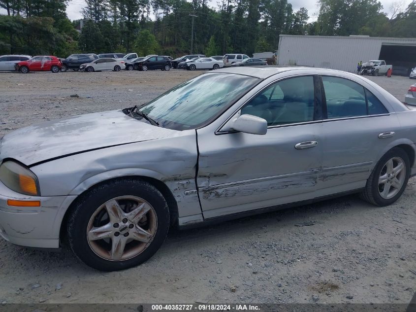 2000 Lincoln Ls V8 Auto VIN: 1LNHM87A3YY927118 Lot: 40352727