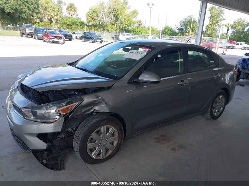 2022 Kia Rio Lx/S VIN: 3KPA24AD8NE439291 Lot: 40352748