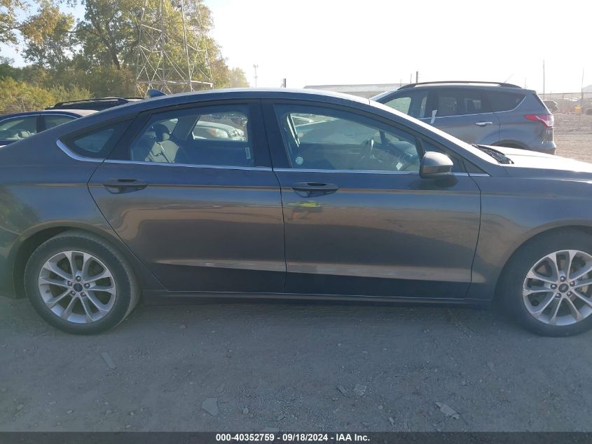 2020 Ford Fusion Se VIN: 3FA6P0HD3LR165421 Lot: 40352759