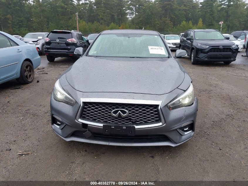 2019 Infiniti Q50 3.0T Luxe VIN: JN1EV7AR2KM551915 Lot: 40352778