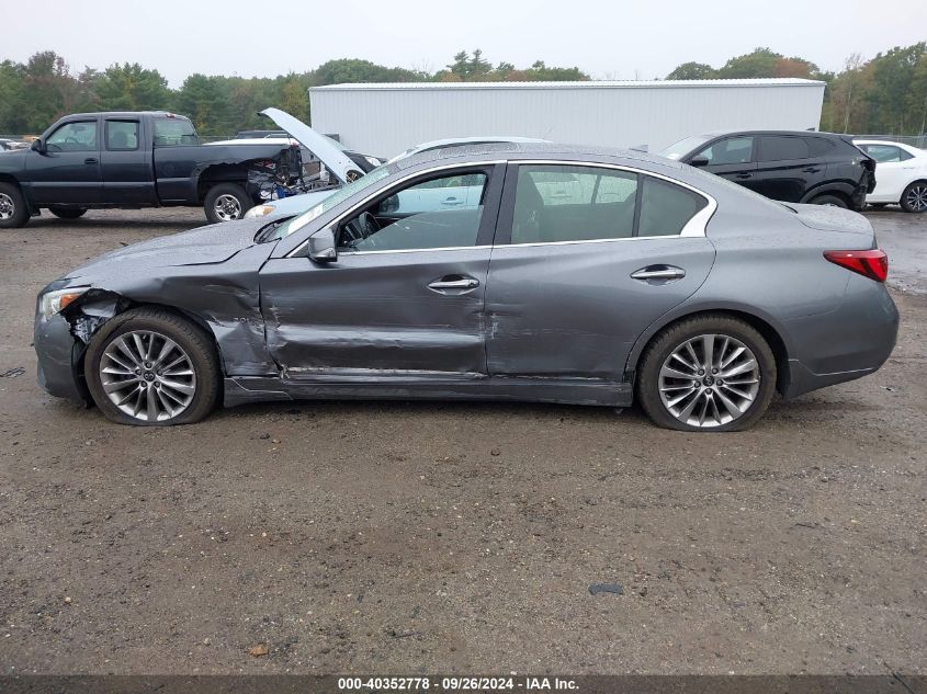 2019 Infiniti Q50 3.0T Luxe VIN: JN1EV7AR2KM551915 Lot: 40352778