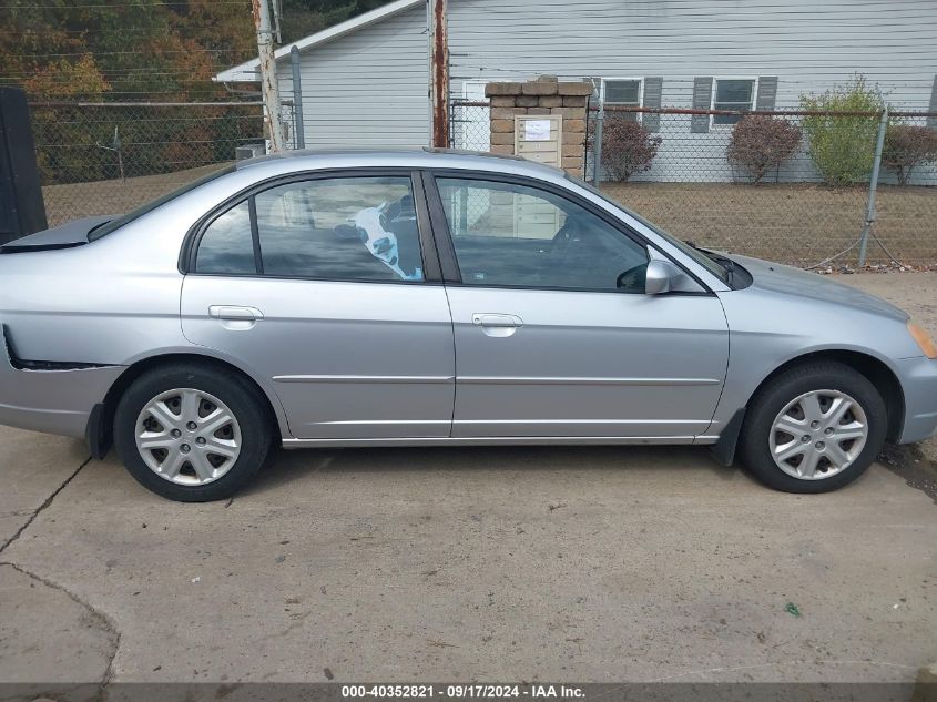 2003 Honda Civic Ex VIN: 2HGES26783H564044 Lot: 40352821