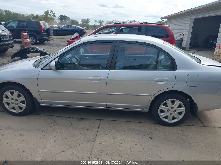 2003 Honda Civic Ex VIN: 2HGES26783H564044 Lot: 40352821