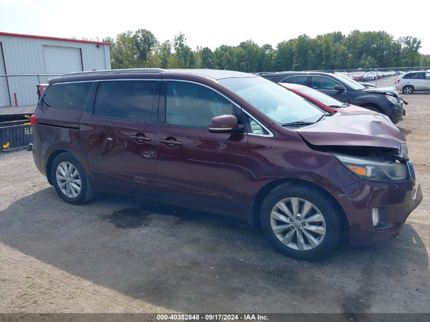 KNDMC5C11F6048090 2015 Kia Sedona Ex