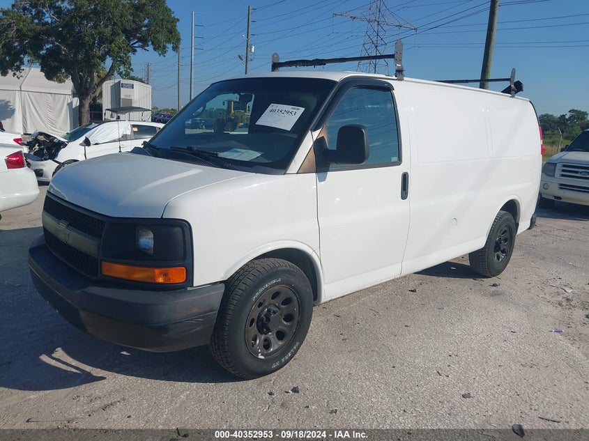 2014 CHEVROLET EXPRESS 1500 WORK VAN - 1GCSGAFX9E1114076