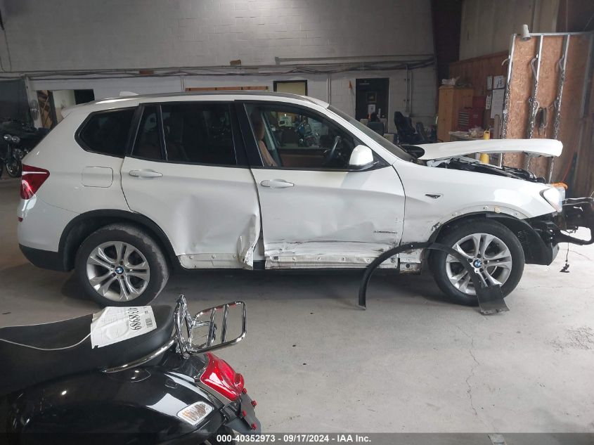 2016 BMW X3 XDRIVE28I - 5UXWX9C53G0D66483