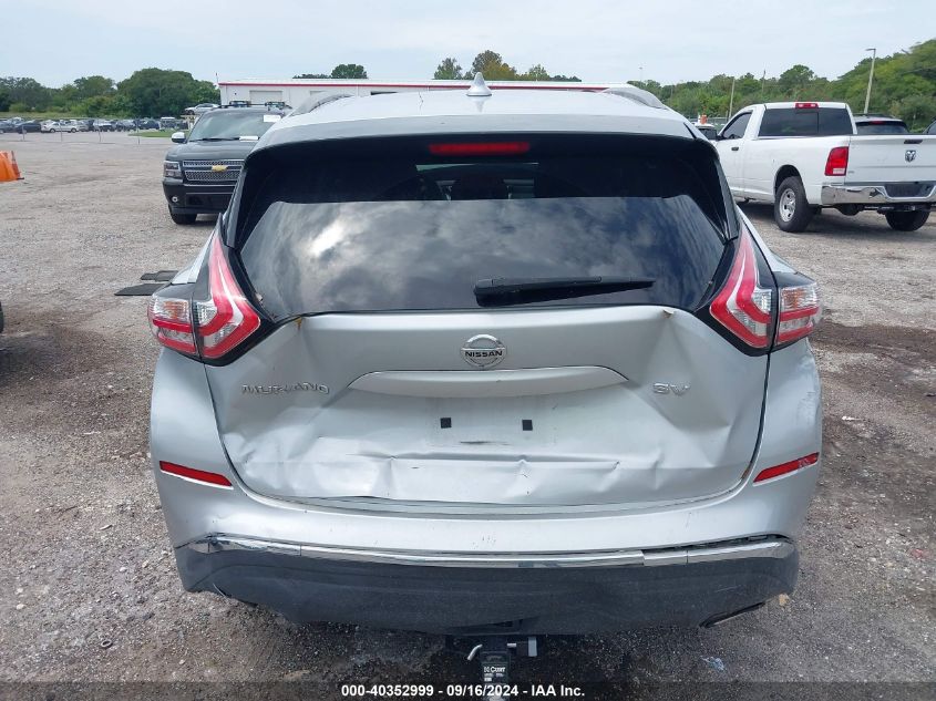 2018 Nissan Murano S/Sl/Sv/Platinum VIN: 5N1AZ2MG4JN143644 Lot: 40352999