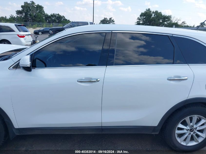 2019 Kia Sorento 2.4L Lx VIN: 5XYPG4A35KG517494 Lot: 40353014