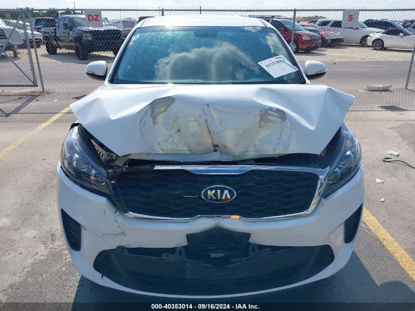 2019 Kia Sorento 2.4L Lx VIN: 5XYPG4A35KG517494 Lot: 40353014