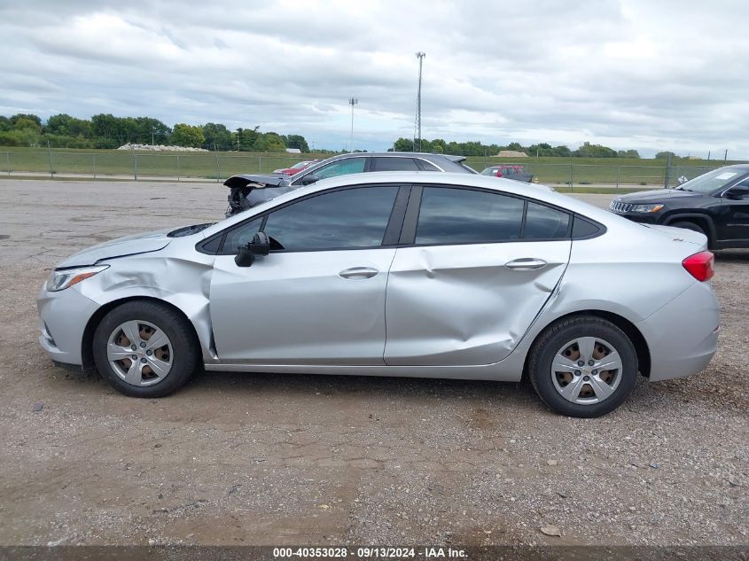 2018 Chevrolet Cruze Ls Auto VIN: 1G1BC5SM9J7144628 Lot: 40353028