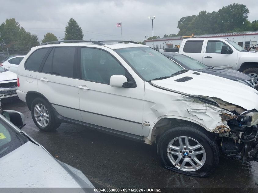 2004 BMW X5 3.0I VIN: 5UXFA135X4LU37074 Lot: 40353050