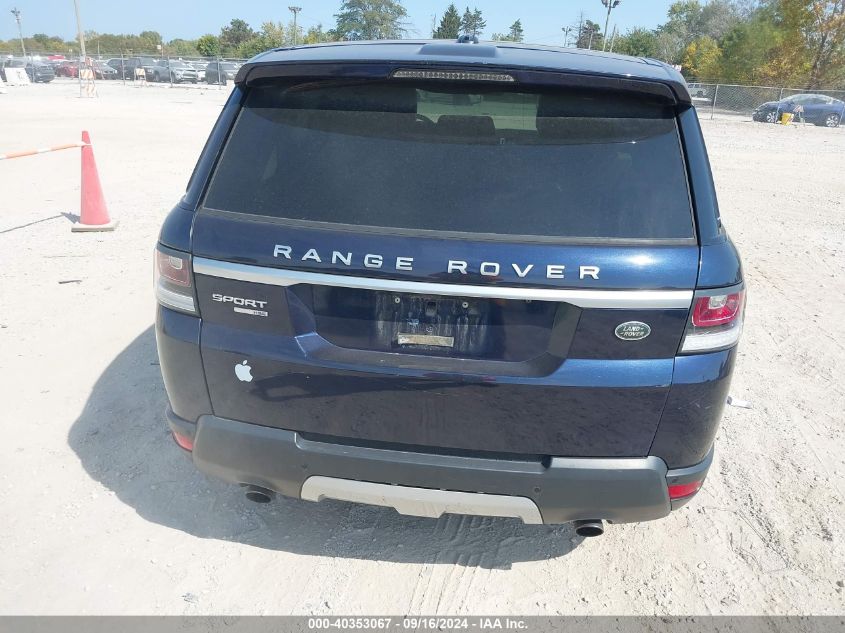 2014 Land Rover Range Rover Sport 3.0L V6 Supercharged Hse VIN: SALWR2WF7EA394632 Lot: 40353067