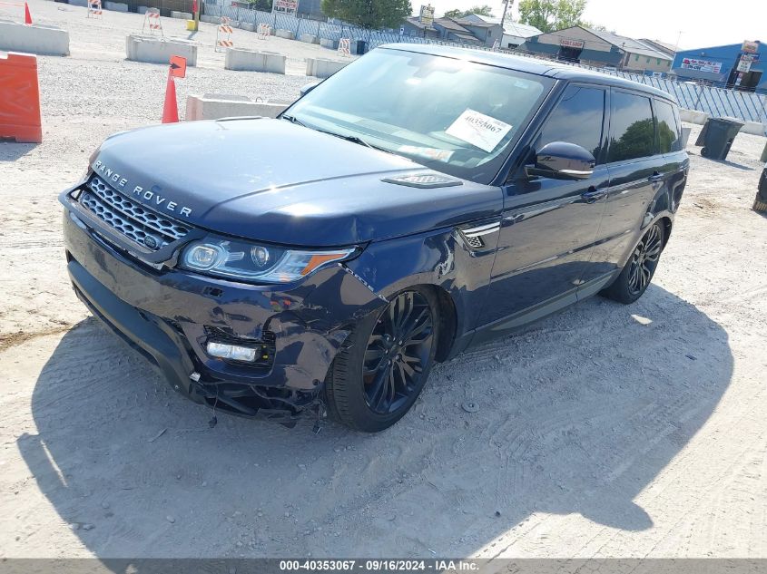 2014 Land Rover Range Rover Sport 3.0L V6 Supercharged Hse VIN: SALWR2WF7EA394632 Lot: 40353067