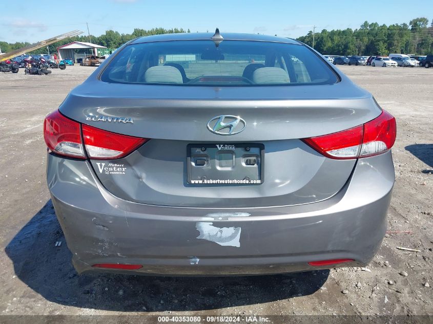 2012 Hyundai Elantra Gls VIN: 5NPDH4AE1CH127990 Lot: 40353080