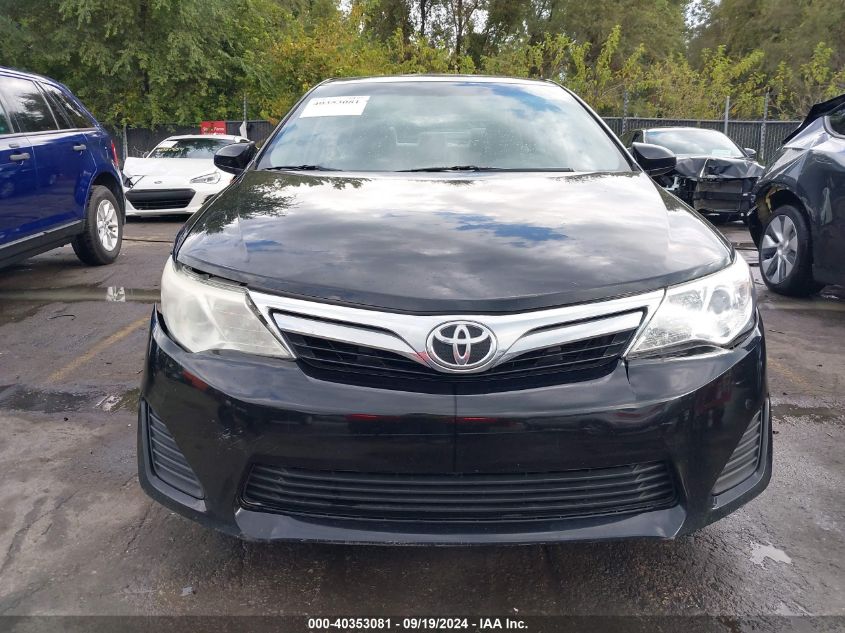 2013 Toyota Camry Le VIN: 4T4BF1FK8DR318504 Lot: 40353081