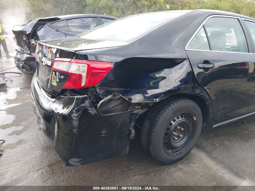 2013 Toyota Camry Le VIN: 4T4BF1FK8DR318504 Lot: 40353081