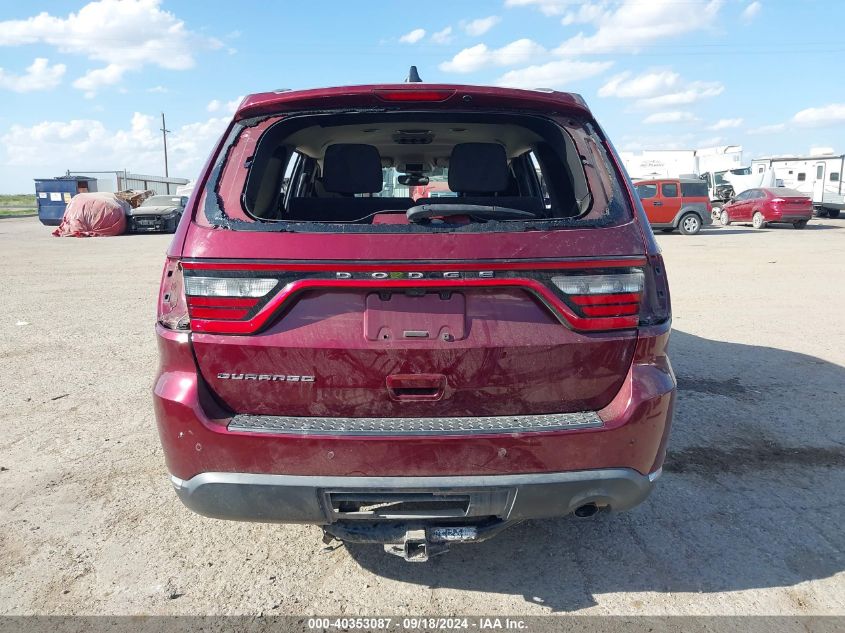 2017 Dodge Durango Sxt Rwd VIN: 1C4RDHAG0HC944722 Lot: 40353087