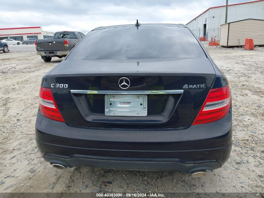 2012 Mercedes-Benz C 300 Luxury 4Matic/Sport 4Matic VIN: WDDGF8BB3CA706362 Lot: 40353090