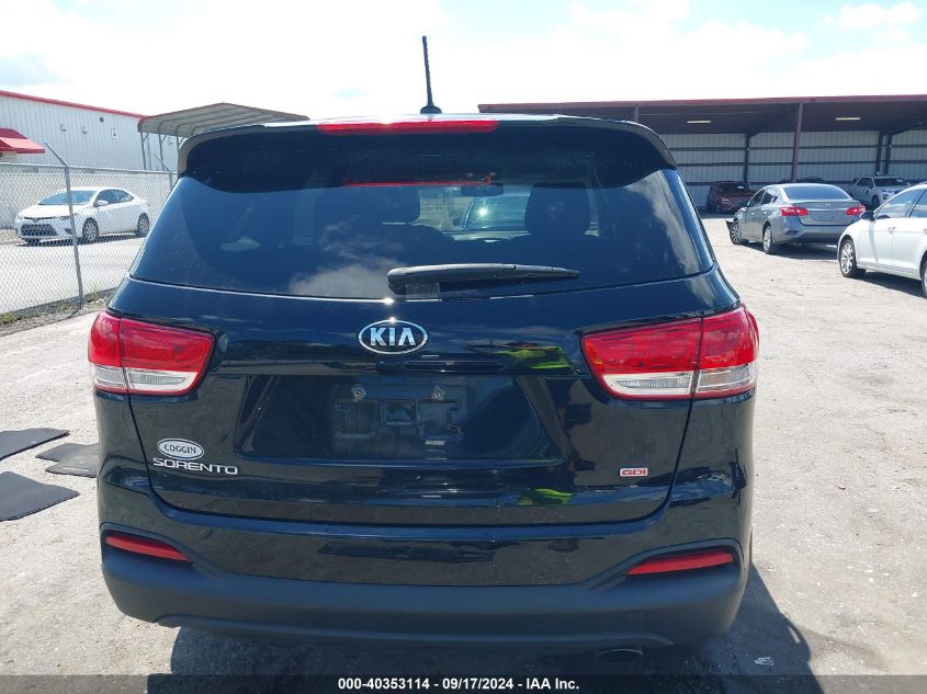 2016 Kia Sorento 2.4L L VIN: 5XYPG4A39GG060048 Lot: 40353114