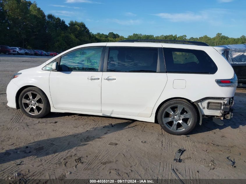 2017 Toyota Sienna Se VIN: 5TDXZ3DC9HS858800 Lot: 40353120