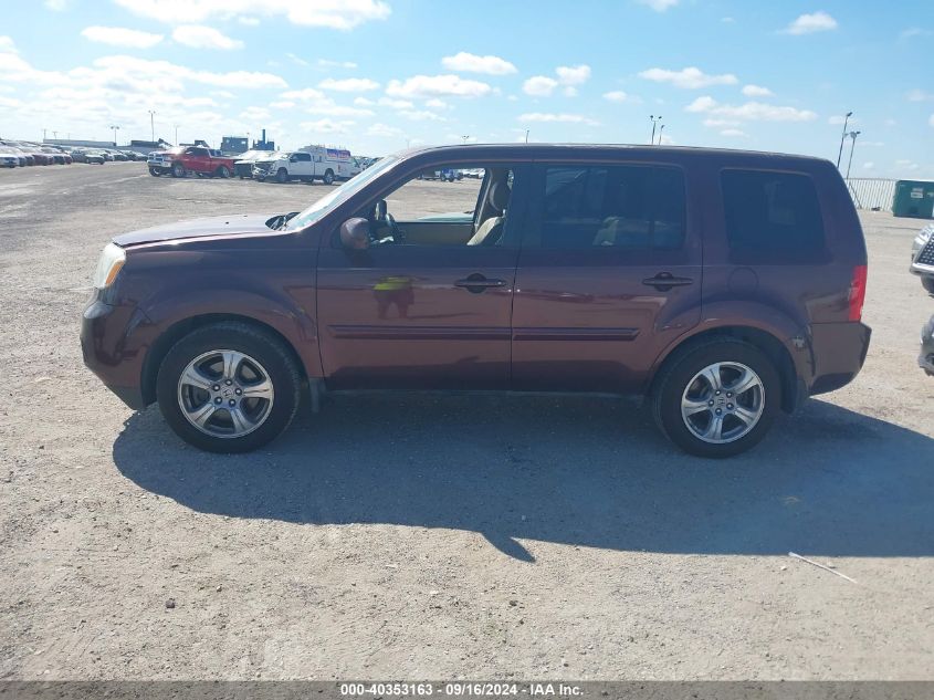 2013 Honda Pilot Exl VIN: 5FNYF3H5XDB012960 Lot: 40353163