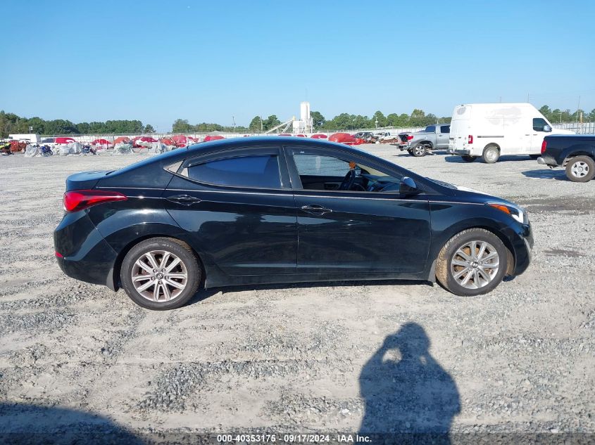 2014 Hyundai Elantra Se/Sport/Limited VIN: 5NPDH4AE5EH531443 Lot: 40353175