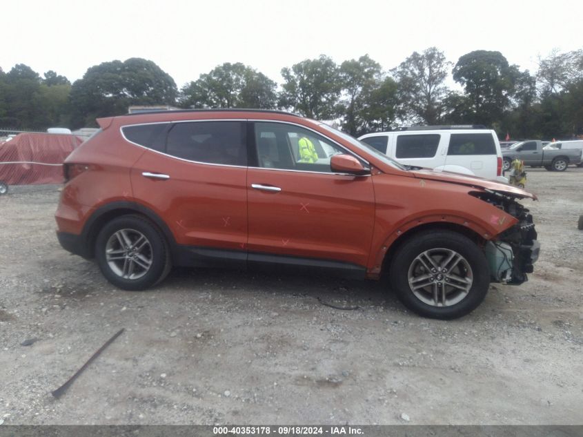 2017 Hyundai Santa Fe Sport 2.4L VIN: 5XYZU3LB4HG387166 Lot: 40353178