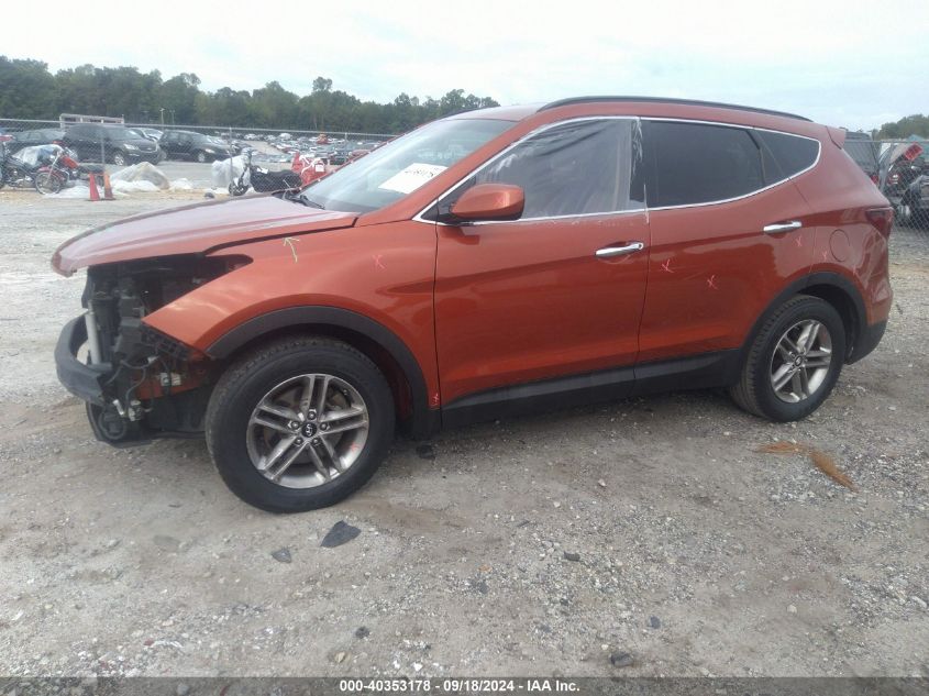 2017 Hyundai Santa Fe Sport 2.4L VIN: 5XYZU3LB4HG387166 Lot: 40353178