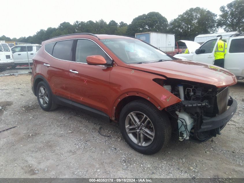 VIN 5XYZU3LB4HG387166 2017 Hyundai Santa Fe, Sport... no.1