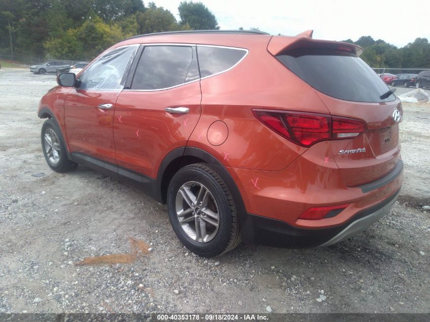 VIN 5XYZU3LB4HG387166 2017 Hyundai Santa Fe, Sport... no.3