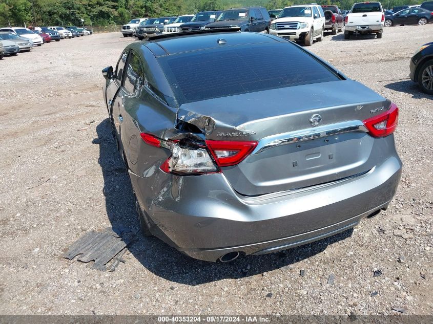 2016 Nissan Maxima 3.5 Platinum VIN: 1N4AA6AP1GC392727 Lot: 40353204