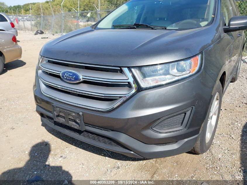 2016 Ford Edge Se VIN: 2FMPK3G98GBB95302 Lot: 40353209