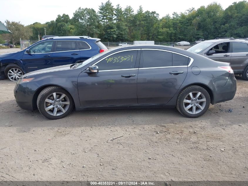 2012 Acura Tl 3.5 VIN: 19UUA8F58CA033148 Lot: 40353231