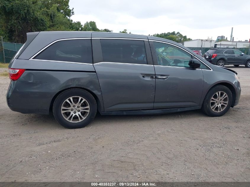 2012 Honda Odyssey Ex-L VIN: 5FNRL5H64CB135248 Lot: 40353237