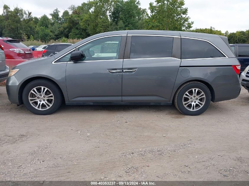 2012 Honda Odyssey Ex-L VIN: 5FNRL5H64CB135248 Lot: 40353237