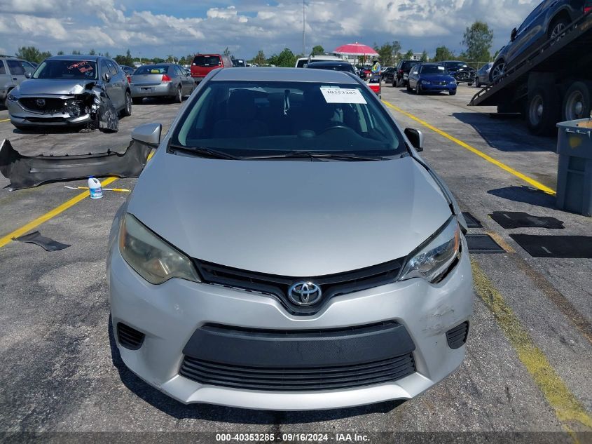 2016 Toyota Corolla L VIN: 2T1BURHE7GC500450 Lot: 40353285