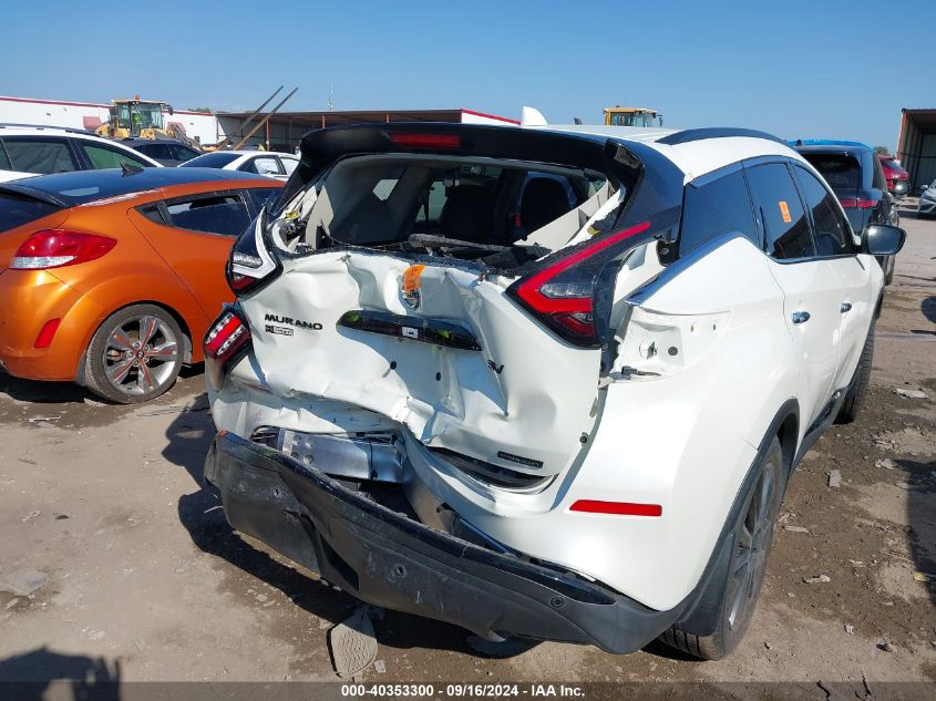 2022 Nissan Murano Sv VIN: 5N1AZ2BJ5NC125069 Lot: 40353300