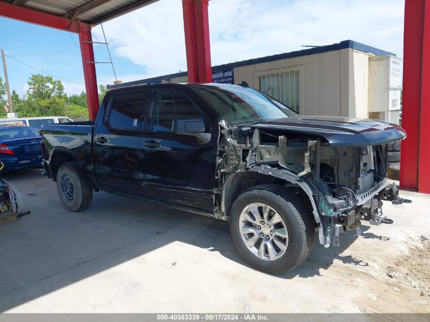 2022 Chevrolet Silverado 1500 2Wd Short Bed Custom VIN: 3GCPABEK3NG523386 Lot: 40353339