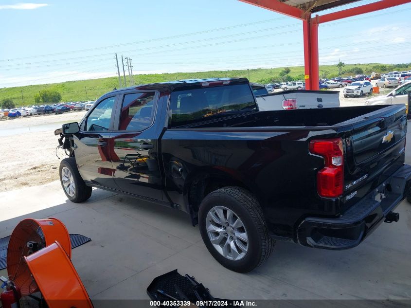 2022 Chevrolet Silverado 1500 2Wd Short Bed Custom VIN: 3GCPABEK3NG523386 Lot: 40353339