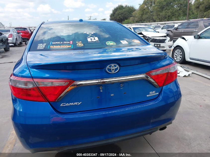 2016 Toyota Camry Se VIN: 4T1BF1FK3GU521850 Lot: 40353347