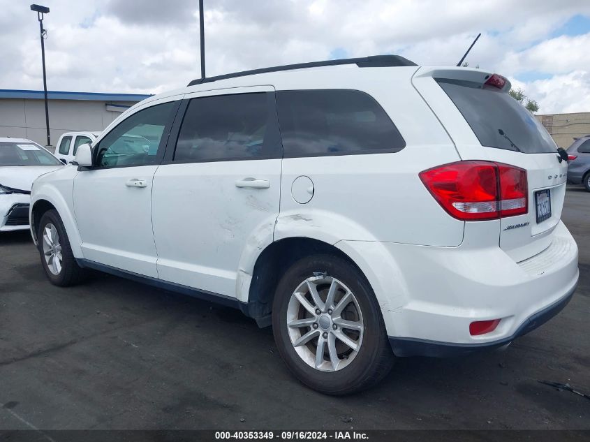 2016 Dodge Journey Sxt VIN: 3C4PDCBGXGT218541 Lot: 40353349