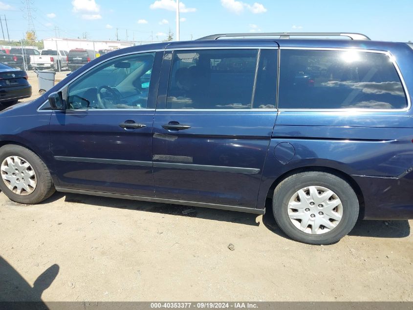 2008 Honda Odyssey Lx VIN: 5FNRL38248B043257 Lot: 40353377