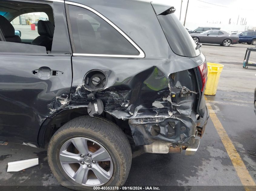 2013 Acura Mdx Technology VIN: 2HNYD2H31DH507891 Lot: 40353378